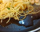 シーフードスパをめんつゆで。作り方5写真