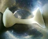 鶏味噌団子と味が染み染みピーラー大根鍋作り方3写真