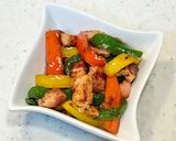 節約副菜お弁当作り置きに。ベーコンとピーマン炒め作り方6写真