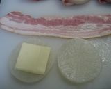チーズサンド大根のベーコン巻き作り方2写真