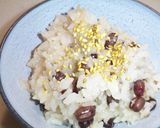 ルクルーゼで♪昔ながらのモチモチお赤飯✿作り方5写真