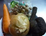 牛蒡も人参も玉ねぎも！野菜たっぷりスープ作り方1写真