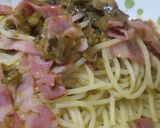 白だしで簡単！高菜とベーコンの和風パスタ作り方6写真