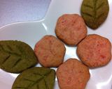 ＨＭで★葉っぱの抹茶クッキー★作り方7写真
