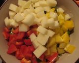 いろいろ野菜のトマト風味煮込み作り方1写真