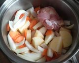 鶏肉と野菜の煮物作り方1写真