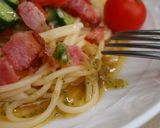 夏に♪トマトとキュウリの冷製パスタ作り方11写真