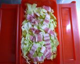 ＊ルクエde卵のっけ焼きそば＊作り方1写真