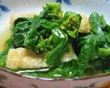 菜花と油揚げの煮浸し。作り方5写真