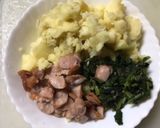 ほうれん草のポテトサラダ作り方4写真