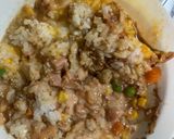 全てレンジ中華風クリーム梅味炒飯弁当作り方11写真