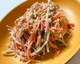 包丁を使わない！ツナマヨ入りごぼうサラダ作り方4写真