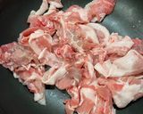 絶品❗️豚肉の からし醤油炒め作り方3写真