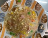 レンジさっぱり洋風甘辛オイ梅味炒飯弁当作り方5写真