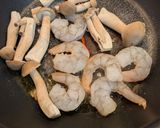 しその穂香る♪海老としめじの和風パスタ作り方5写真