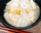 今日のブランチ　豆腐芋粥😻作り方4写真