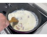 そら豆とベーコンのクリームパスタ★動画★作り方19写真