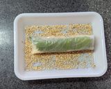 W胡麻！ちくわと大葉のライスペーパー焼き作り方5写真
