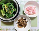 簡単ランチ！野菜とキノコでグラタンのピザ作り方1写真