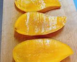マンゴーの切り方♪簡単華やか!花咲カット作り方1写真