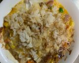レンジ簡単クリーミー中華丼味炒飯弁当作り方9写真