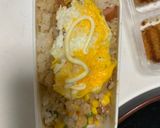 レンジ簡単梅パスタ味オムライス弁当作り方13写真