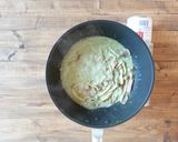 青汁きのこクリームパスタ作り方3写真