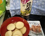 さつまいもと鶏肉煮物作り方4写真