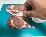 少ない油で分厚いトンカツ揚げてみました🐷作り方2写真