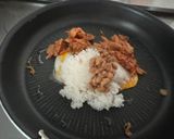 時短！納豆キムチーズチャーハン作り方2写真