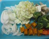チキンボールのカルボナーラ風シチュー作り方1写真