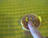 ふりかけプレートでアンパンマンサンド作り方3写真
