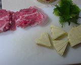 大葉とチーズの肉巻き作り方1写真