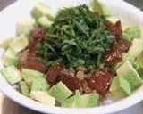 なめたけがポイント! アボカドまぐろ丼作り方7写真