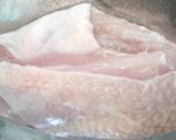 蒸し鶏胸肉 マスタードソース(醤油)作り方3写真