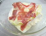 レンジで簡単！キャベツと豚肉の重ね蒸し作り方2写真