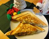 とろとろカマンベールチーズのホットサンド作り方3写真
