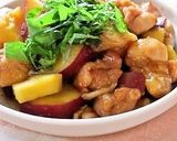 ご飯もお酒も進むよ～❤鶏肉とさつま芋炒め作り方7写真