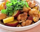 ご飯もお酒も進むよ～❤鶏肉とさつま芋炒め作り方7写真