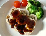 ひとくちチキンロールステーキ作り方11写真