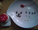 キャラ弁♡コマネチ（ウサビッチ）作り方5写真