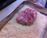 ★簡単★豚コマで一口トンカツ作り方3写真