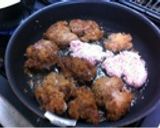 ★簡単★豚コマで一口トンカツ作り方7写真