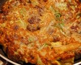 白菜たっぷり♪牛乳入りふんわりお好み焼き作り方7写真