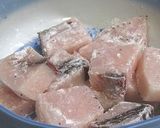 ✿メカジキの彩り炒め～マスタード風味～作り方1写真