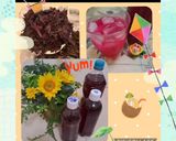 ♢♧かんたん赤しそジュース♧♢リンゴ酢入作り方18写真