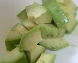 アボカドと竹輪の海苔胡麻炒め作り方4写真
