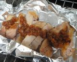 鶏モモのみそ田楽焼き作り方4写真