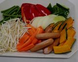 野菜のヘルシー蒸し鍋作り方1写真