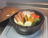 野菜のヘルシー蒸し鍋作り方4写真